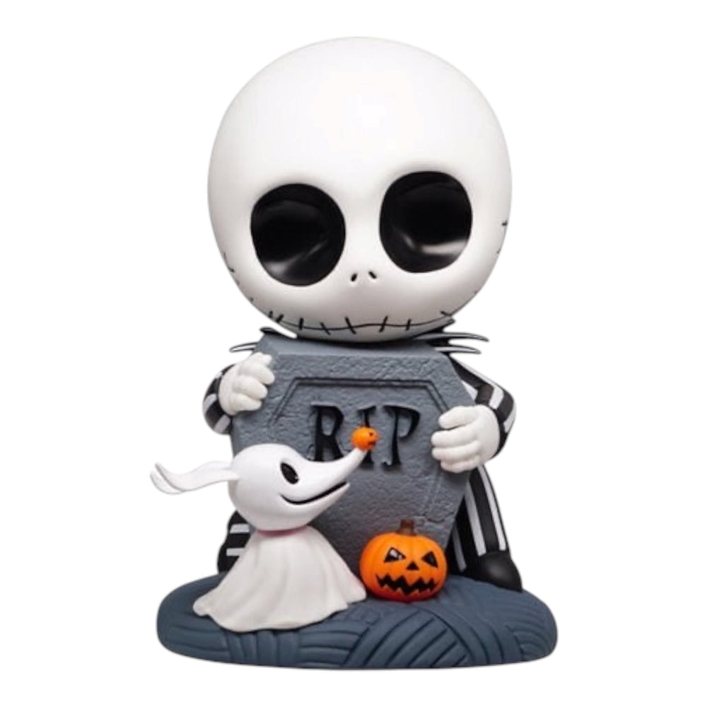 The Nightmare Before Christmas Jack Skellington with Zero and Gravestone Deluxe 18-Inch PVC Figural Bank