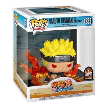 Funko POP! Deluxe: Naruto Shippuden - Naruto Uzumaki as Nine Tails 1233 (LA Comic Con 2022 Show Exclusive) (Hot Topic Exclusive)