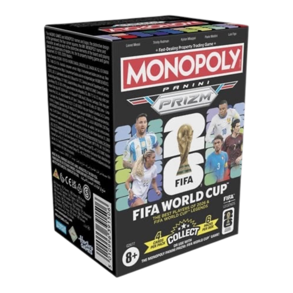 Monopoly Panini Prizm: FIFA World Cup Soccer Trading Cards Booster Box