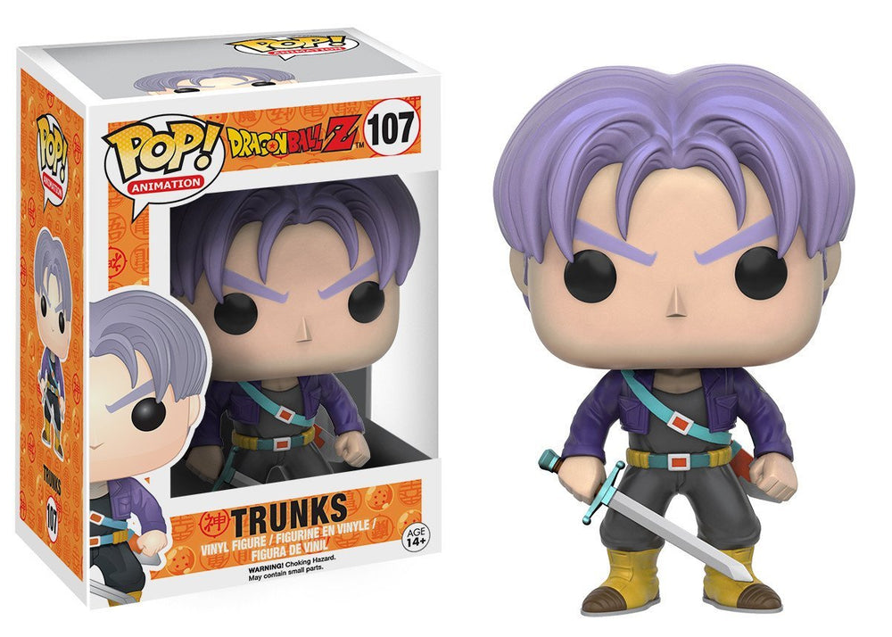 Funko POP! Animation: Dragonball Z - Trunks 107 (Box Damage)