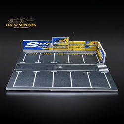 MoreArt Parking Lot Scene SPOON Style Diorama 1:64 (ONLINE ORDER ONLY)
