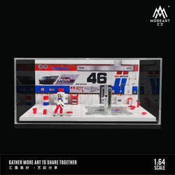 MoreArt AutoMobile Repair Workshop BRE DATSUN Livery 1:64 MO641083 (ONLINE ORDER ONLY)