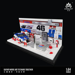 MoreArt AutoMobile Repair Workshop BRE DATSUN Livery 1:64 MO641083 (ONLINE ORDER ONLY)
