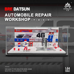 MoreArt AutoMobile Repair Workshop BRE DATSUN Livery 1:64 MO641083 (ONLINE ORDER ONLY)
