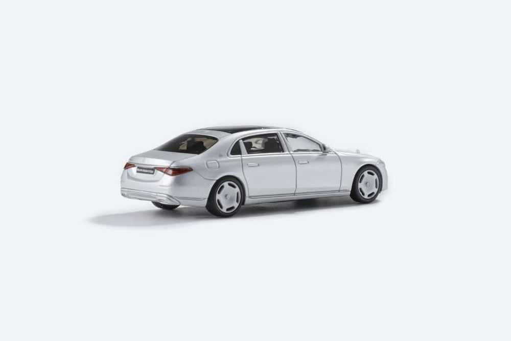 AR BOX 2021 Mercedes-Benz Maybach W223 Matte Silver Licensed Product 1:64 (ONLINE ORDER ONLY)