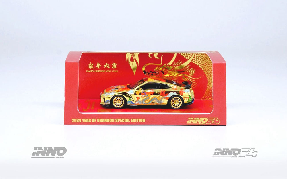 Inno64 Nissan Skyline GT-R R35 Year Of The Dragon Special Edition 2024 1:64 (ONLINE ORDER ONLY)