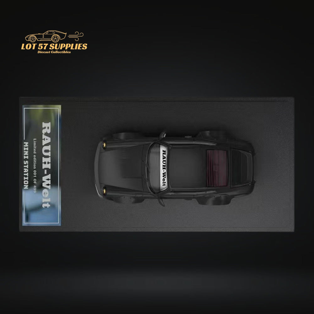 Mini Station Porsche RWB 964 Samurai Black Ordinary 1:64 (ONLINE ORDER ONLY)
