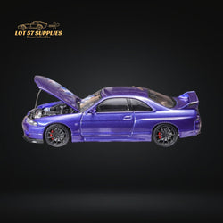 Focal Horizon Skyline GT-R R33 GT-R 4th Gen BCNR33 Full Carbon Purple 1:64 (ONLINE ORDER ONLY)