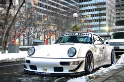 Fast Speed Porsche 964 RWB Widebody DREAMCATCHER GT Version Rear Wing in White 1:64 (ONLINE ORDER ONLY)
