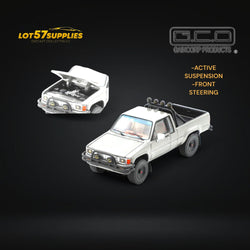 GCD Toyota Hilux SR5 Pickup Truck Gun Grey 1:64 KS-062-397 (ONLINE ORDER ONLY)