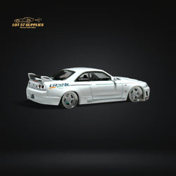 CUSTOM KAIDO Nissan Skyline GT-R R33 GREDDY V1 in White 1:64 KHMG113 (ONLINE ORDER ONLY)