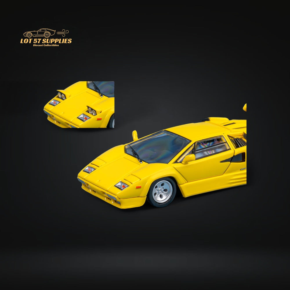 FindClassically Lamborghini Countach LP5000 QV yellow 1:64 (ONLINE ORDER ONLY)