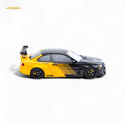 FLAME BMW M3 E46 Widebody Pandem in Black & Yellow Resin 1:64 (ONLINE ORDER ONLY)