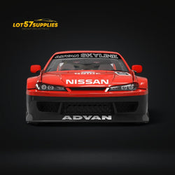 (Pre-Order) SUPCAR Silvia S15 Advan LBWK Livery w/ Container 1:64 (ONLINE ORDER ONLY)