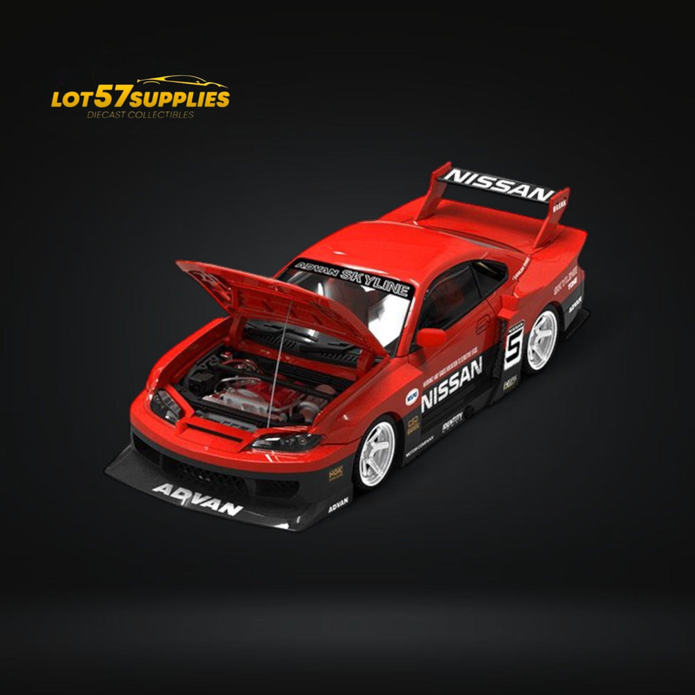 (Pre-Order) SUPCAR Silvia S15 Advan LBWK Livery Ordinary 1:64 (ONLINE ORDER ONLY)