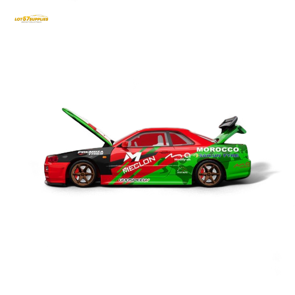 TimeMicro & MECLON GT-R R34 MECLON Ordinary 1:64 (ONLINE ORDER ONLY)