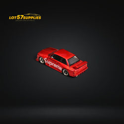 Street Weapon BMW E30 in SUP Red Livery 1:64 (ONLINE ORDER ONLY)