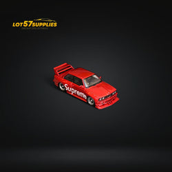 Street Weapon BMW E30 in SUP Red Livery 1:64 (ONLINE ORDER ONLY)