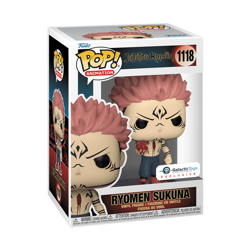 Funko POP! Animation: JuJuTsu Kaisen - Ryomen Sukuna 1118 (Box Damage)