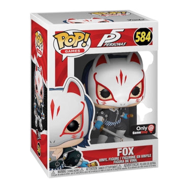 Funko POP! Games: Persona 5 - Fox 584 (Only at GameStop) (Minor Box Damage)