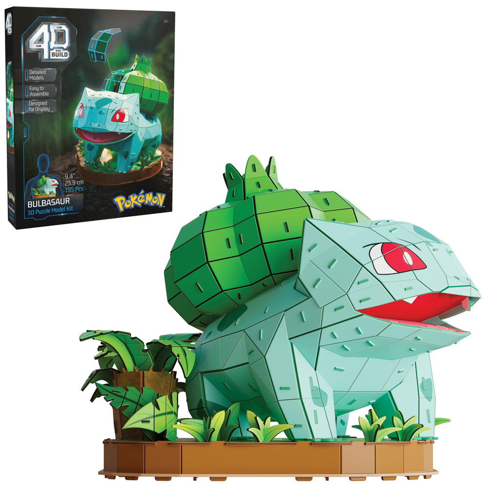 Pokemon 4D Build Bulbasaur 3D Puzzle Model Kit