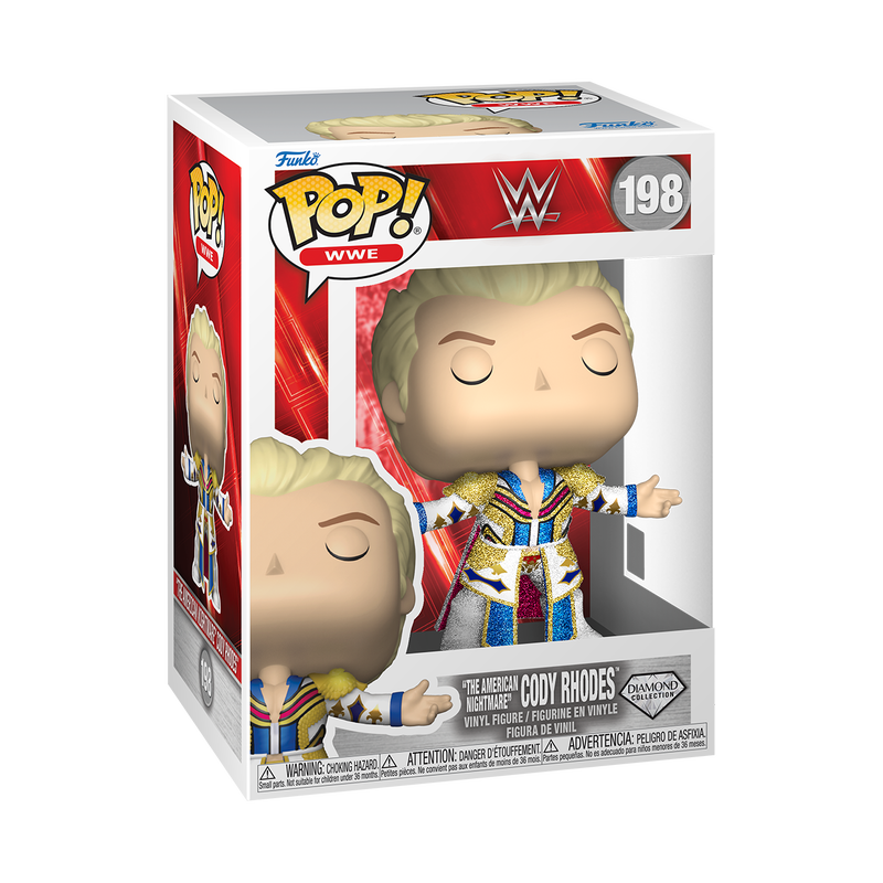Funko POP! WWE: “The American Nightmare” Cody Rhodes 198 (Diamond Collection)