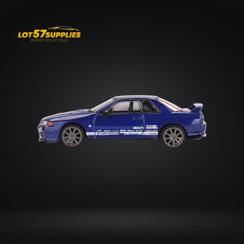 Mini-GT Nissan Skyline GT-R Top Secret VR32 Metallic Blue #589 1:64 MGT00589 (ONLINE ORDER ONLY)