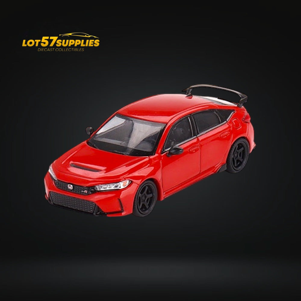 Mini-GT Honda Civic Type R Rallye Red 2023 W/ Advan GT Wheel #546 1:64 MGT00546 (ONLINE ORDER ONLY)