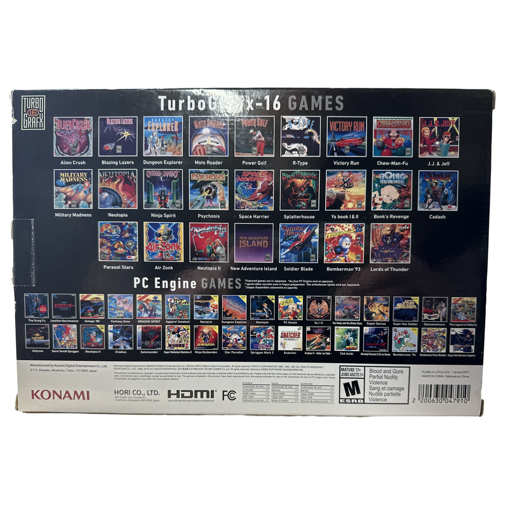 TurboGrafx-16 Mini | PC Engine | Retro Gaming System (Online Order Only)