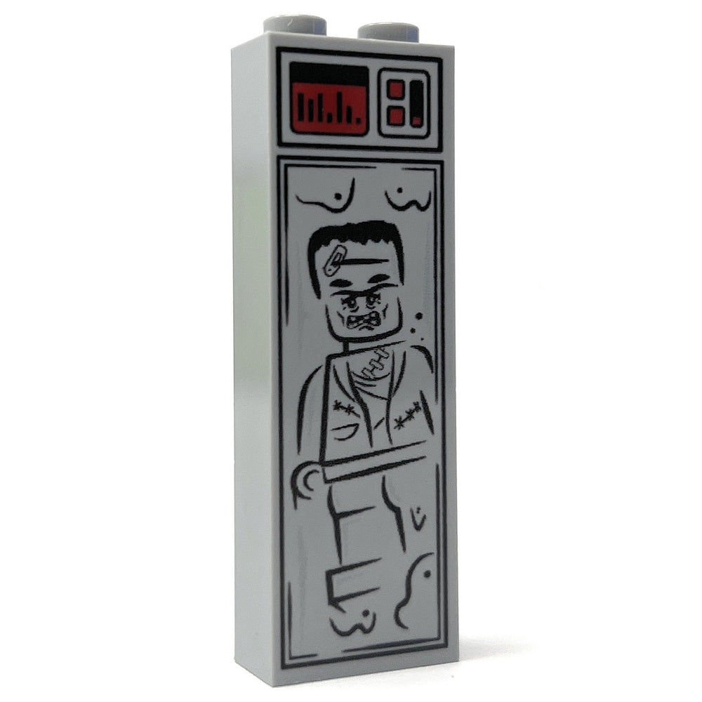 Frankenstein's Monster (Halloween) in Carbonite (1x2x5 Brick) - B3 Customs (Online Order Only)