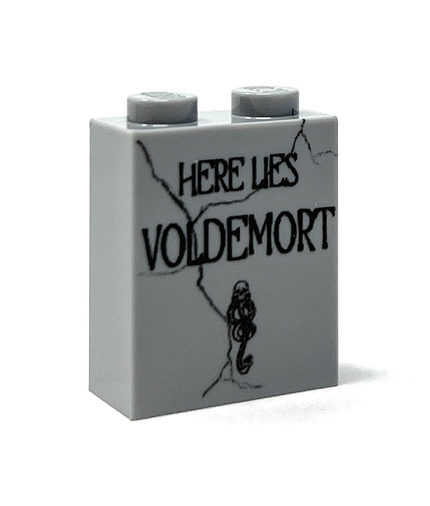 Voldemort Tombstone (Halloween) (1x2x2 Brick) - B3 Customs (Online Order Only)