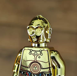 C-3PO Electroplated Gold Chrome – Custom Brick Compatible Minifigure (ONLINE ORDER ONLY)