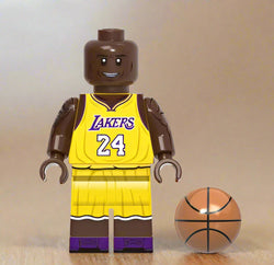 Kobe Bryant Lakers Yellow Uniform Custom Basketball Minifigure (ONLINE ORDER ONLY)