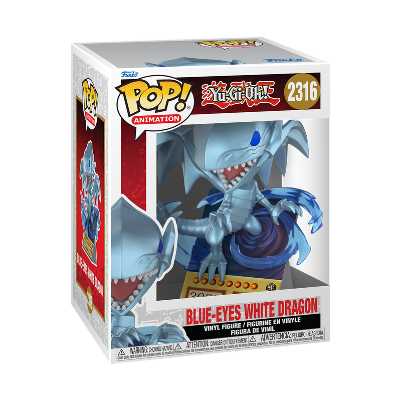 Funko POP! Animation: Yu Gi Oh! - Premium Blue-Eyes White Dragon 2316 (ONLINE ORDER ONLY)