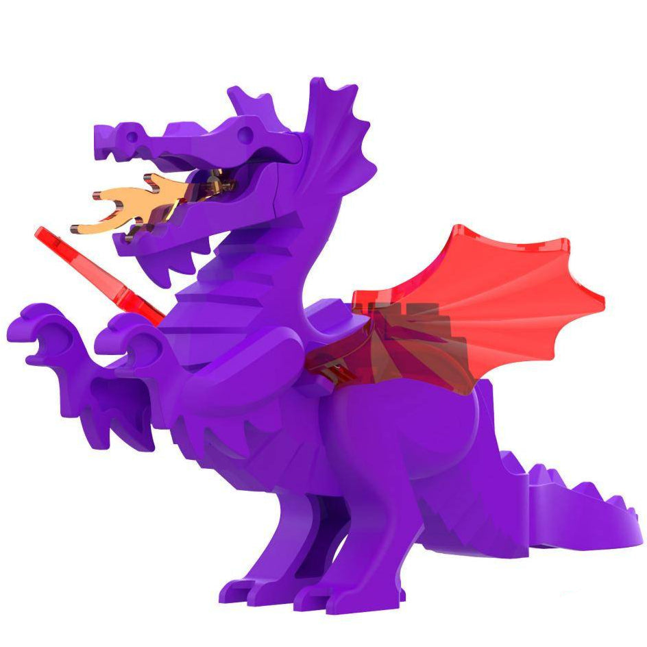 PURPLE MEDIEVAL DRAGONS (ONLINE ORDER ONLY)