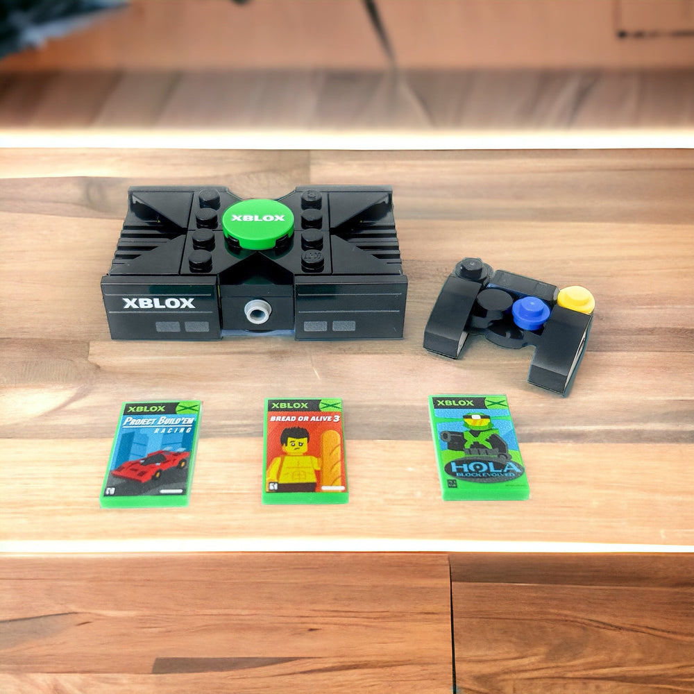 XBLOX 2001 - Custom Classic Video Game Console Set made with LEGO parts (Online Order Only)