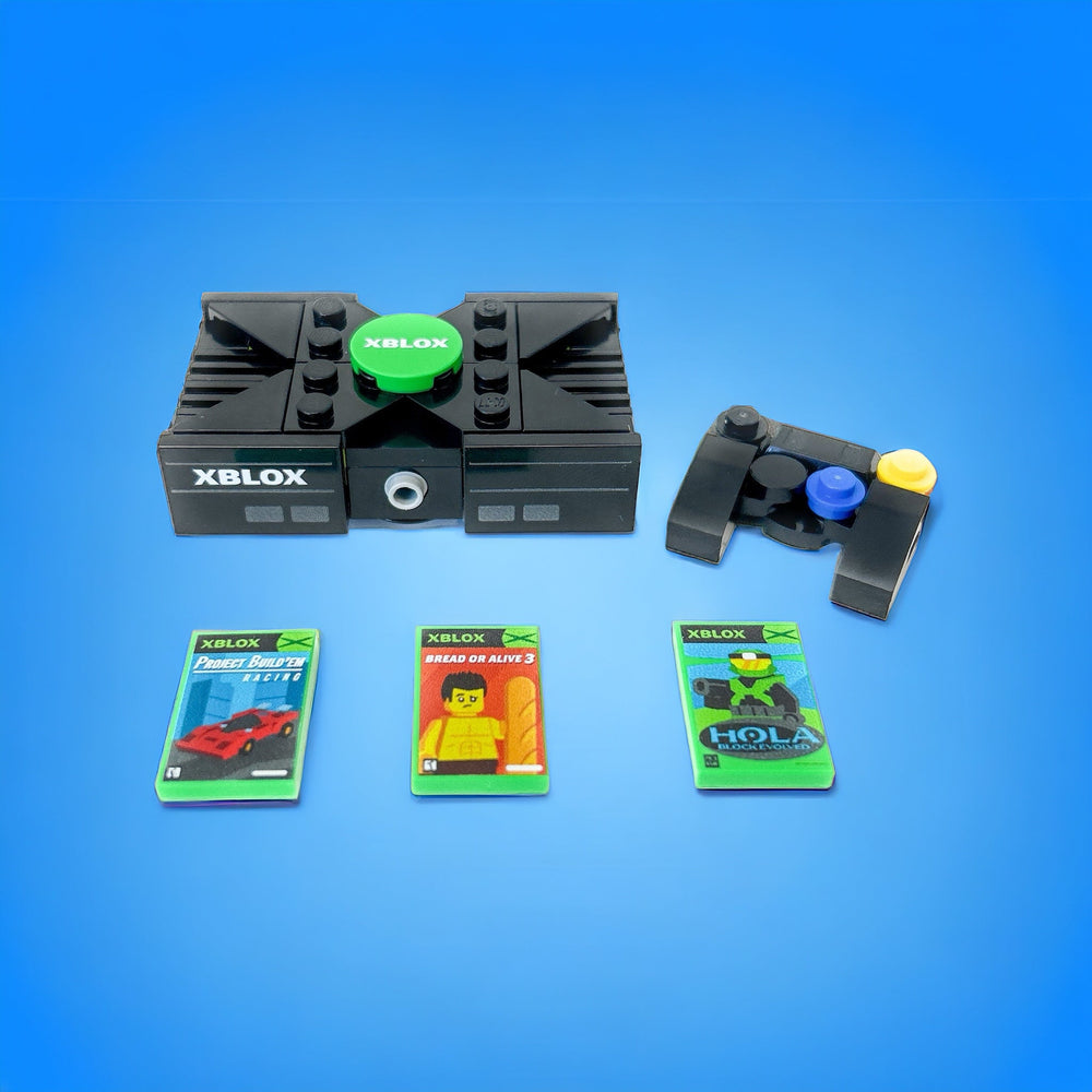 XBLOX 2001 - Custom Classic Video Game Console Set made with LEGO parts (Online Order Only)