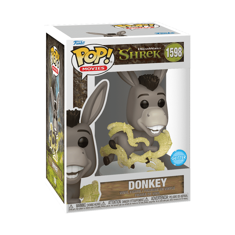 Funko POP! Movies: Shrek - Donkey (Glitter) (ONLINE ORDER ONLY)