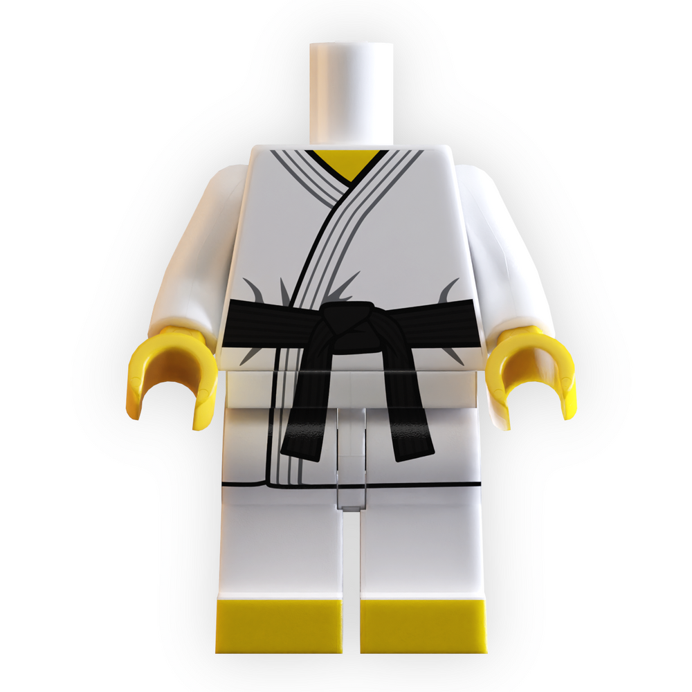 Black Belt Karate Minifig Body (ONLINE ORDER ONLY)