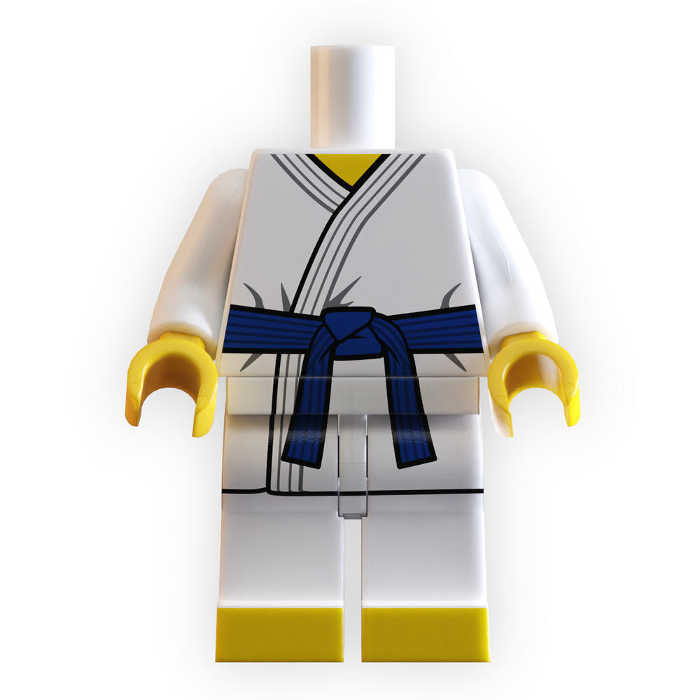 Blue Belt Karate Minifig Body (ONLINE ORDER ONLY)