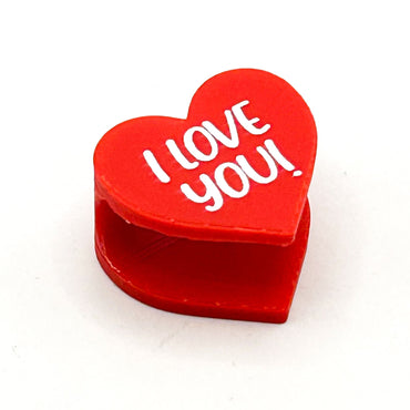 I Love You Heart Minifig Costume Part [3D Printed] (ONLINE ORDER ONLY)