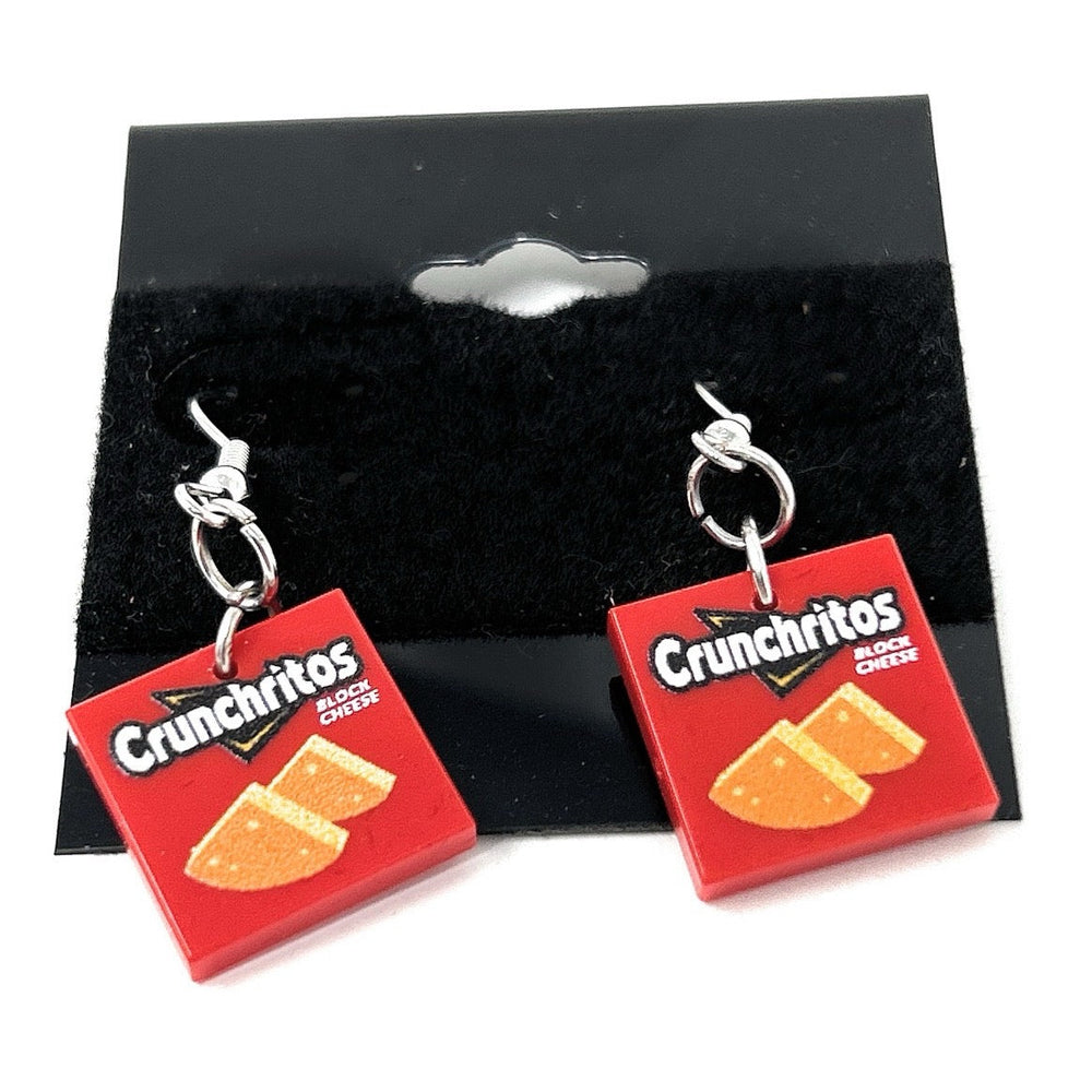 Crunchitos Earrings made from LEGO parts - B3 Customs (Online Order Only)