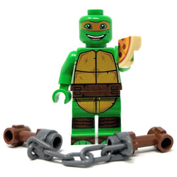Mikey Orange Fighter Turtle - Custom Minifig made using LEGO parts (Online Order Only)