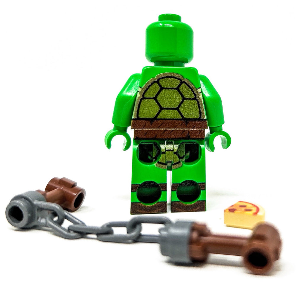Mikey Orange Fighter Turtle - Custom Minifig made using LEGO parts (Online Order Only)