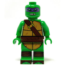 Donny Purple Fighter Turtle - Custom Minifig made using LEGO parts (Online Order Only)