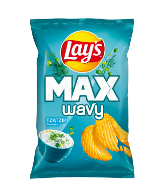 Lay’s Max Wavy - Tzatziki (150g) (Slovenia) (ONLINE ORDER ONLY)