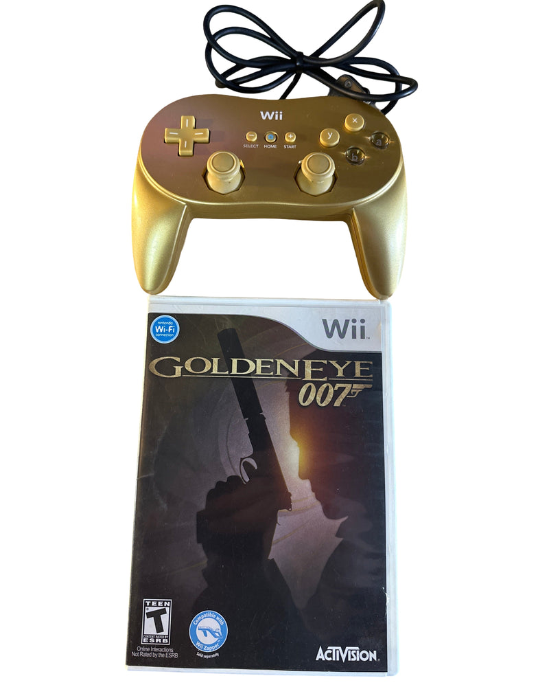 007 GoldenEye [Gold Controller Bundle] - Nintendo Wii (Online Order Only)