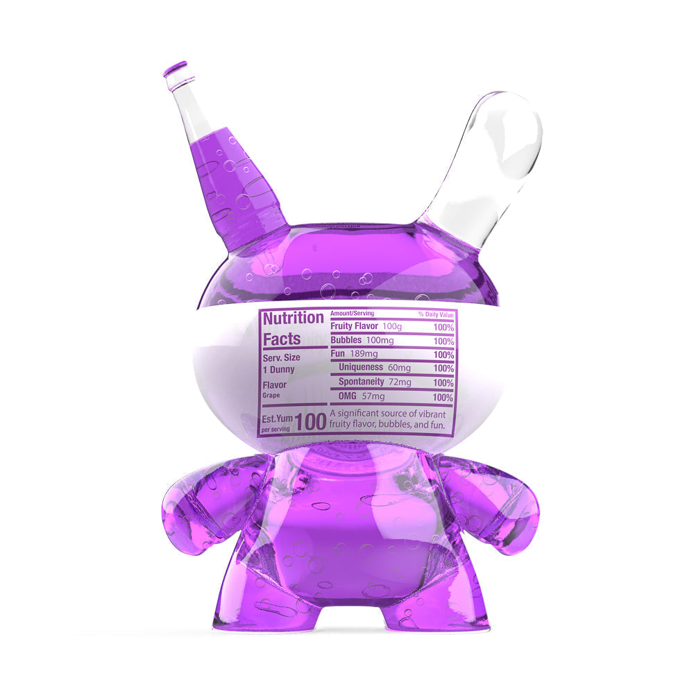 Kidrobot x Fanta® 3" Fanta Grape Resin Dunny Art Figure