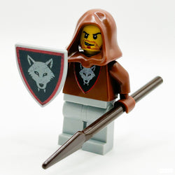 Wolfpack Bandit (Spear) - Custom Castle Minifigure (Online Order Only)