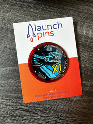 NASA Crew-11 USCV-11 Mission Patch Hard Enamel Pin (ONLINE ORDER ONLY)